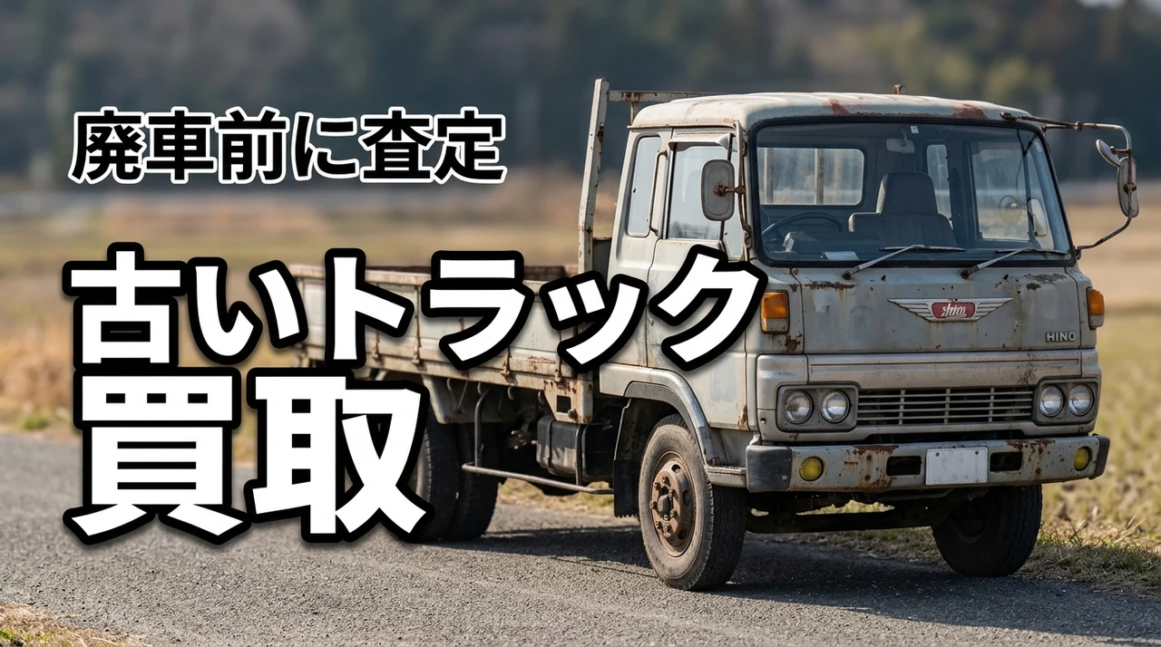 4記事目「古い トラック 買取」