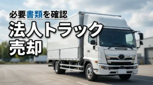 法人名義のトラック売却に必要な書類は？手続きの流れと注意点