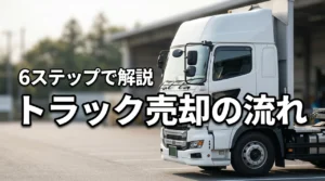 トラック売却の流れを解説｜査定から契約・引取・入金までの手順