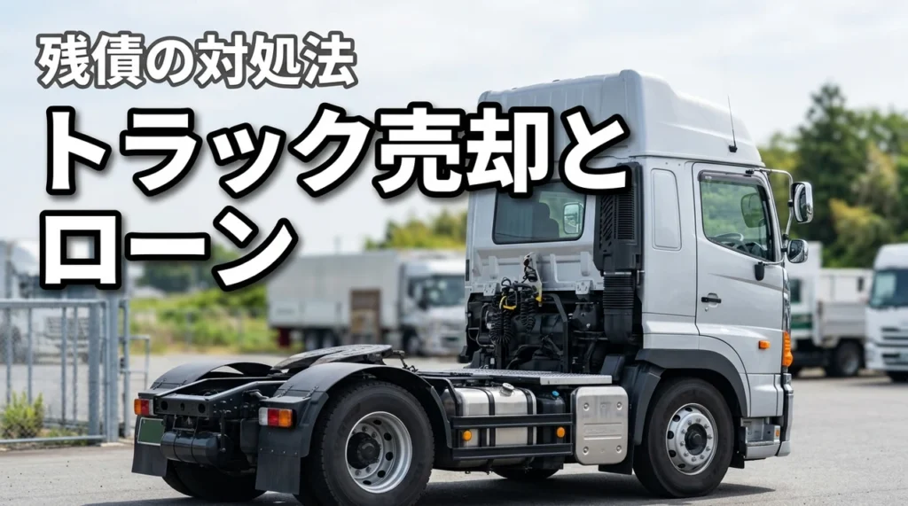 ローンが残っているトラックは売却できる？残債・所有権解除の流れを解説