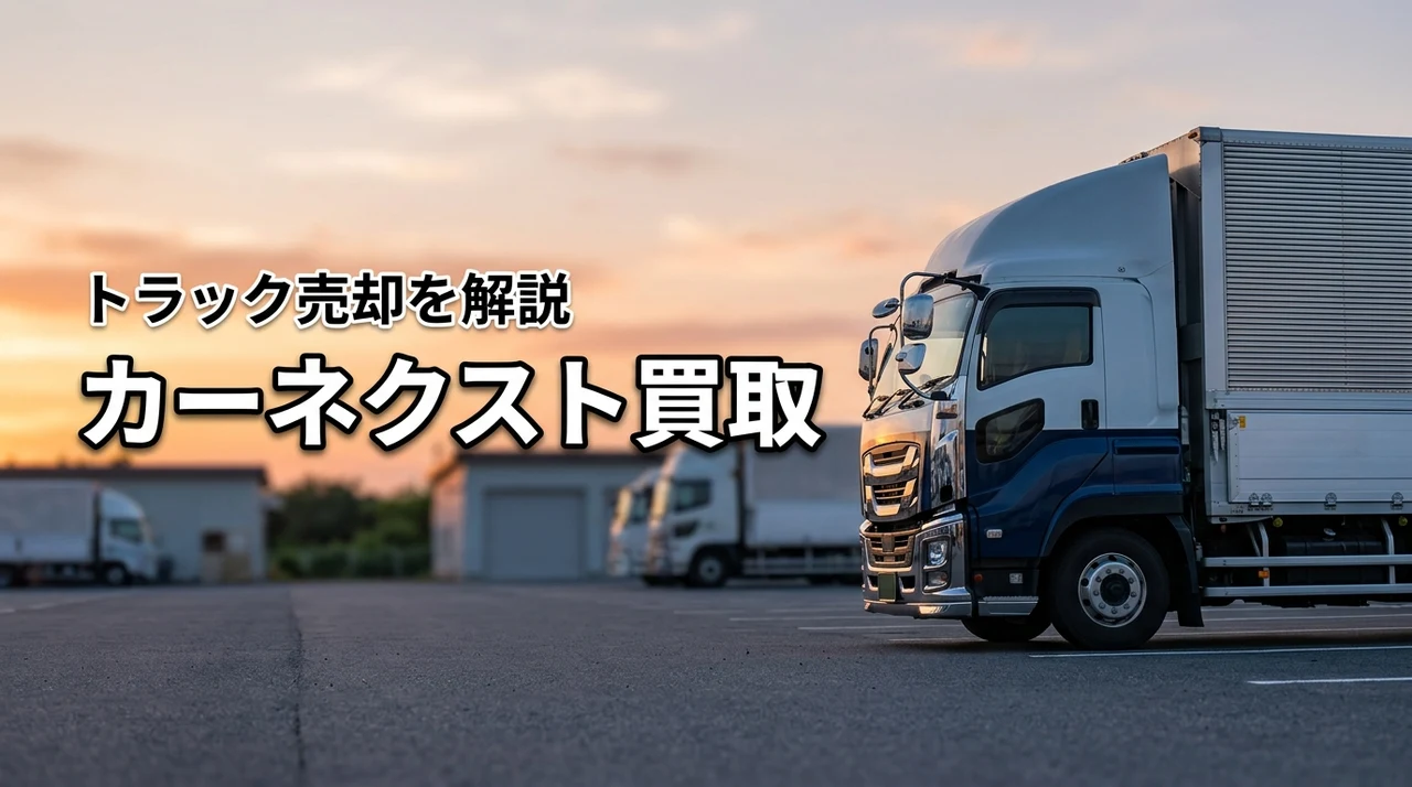カーネクストでトラック買取はできる?特徴・査定の流れと注意点を解説