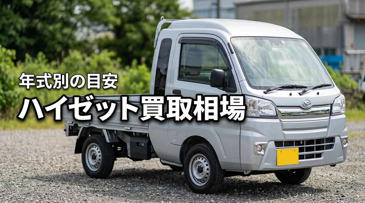 ハイゼットトラック買取相場はいくら?年式・走行距離別の目安と高く売る方法