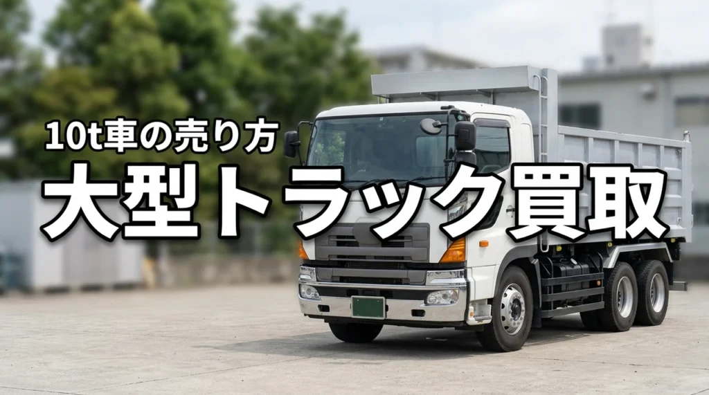 大型トラック買取はどこがいい？10t車の査定ポイントと高く売る方法
