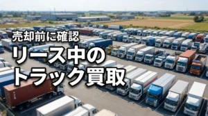 リース中のトラックは買取に出せる？売却前に確認する契約・手続き