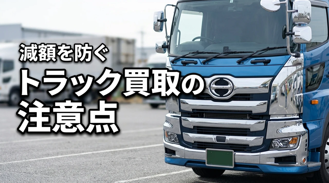 トラック 買取 注意点